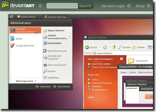 Ubuntu Light Theme Deviantart oldal