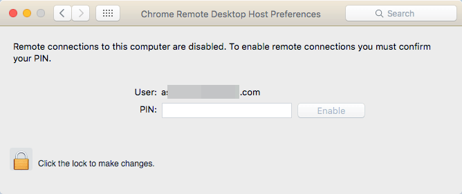 remote connections disabled mac