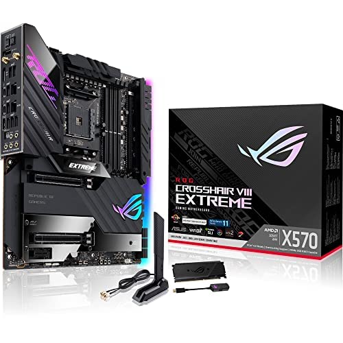 ASUS ROG Crosshair VIII Extreme AMD AM4 X570/X570S EATX Gaming Alaplap