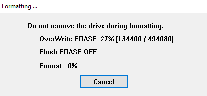 overwrite erase