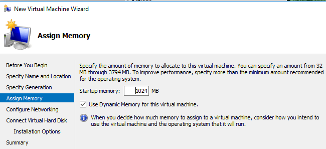 virtual machine memory
