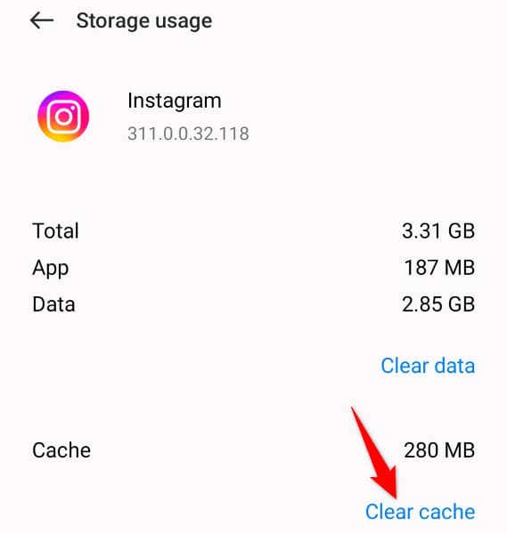 Törölje az Instagram gyorsítótárát Android-eszközén 2