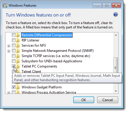 Egy szolgáltatás leírása a Windows 7 rendszerben