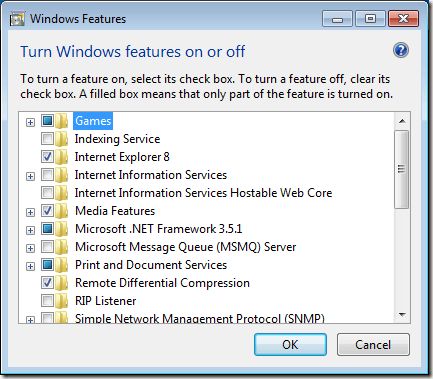 Windows 7 Features